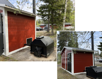 Askurmatning askbehållare 800 liter