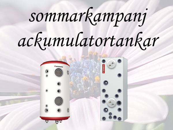 Sommarkampanj ackumulatortankar