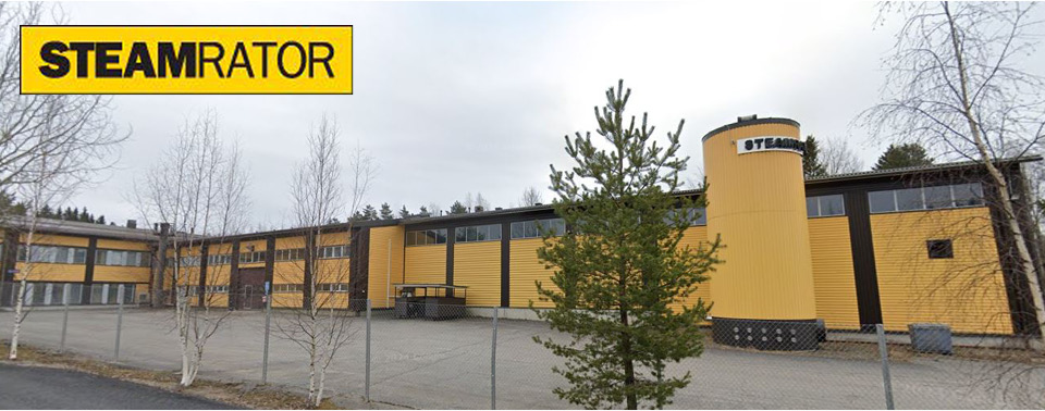 Steamrator AB, tillverkare Finland, ånggenerator